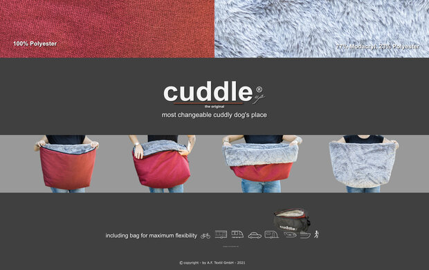 Cuddle up hondenmand toepassingen